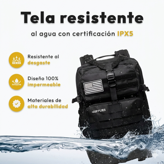Mochila táctica militar impermeable de gran capacidad